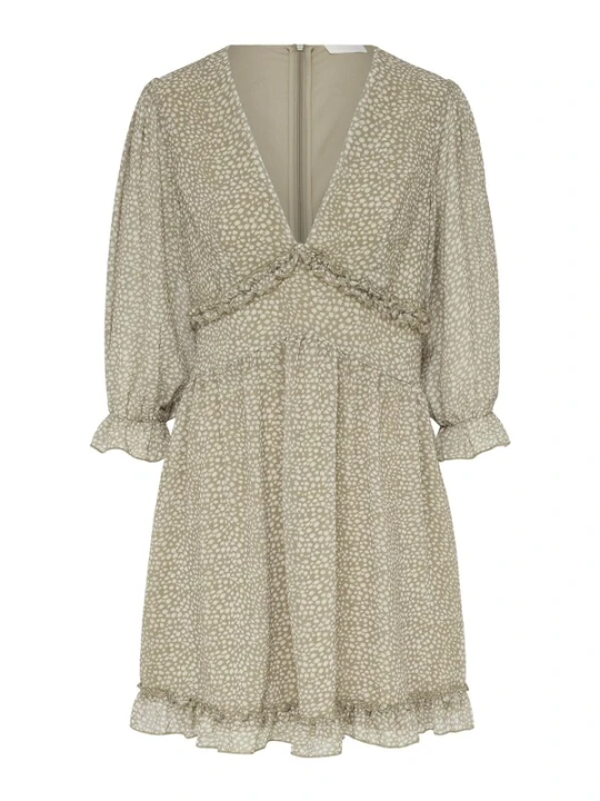 Obrázek produktu LeGer by Lena Gercke Šaty 'Flavia' khaki / bílá