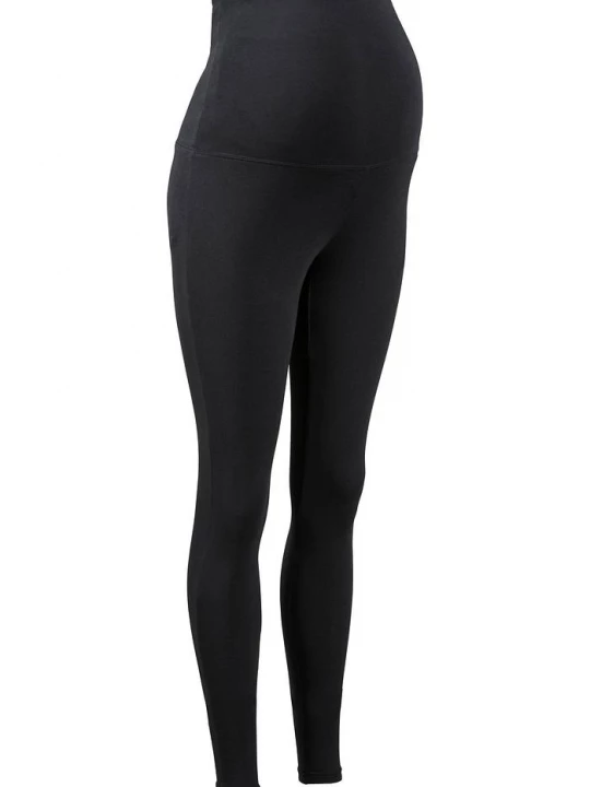 Obrázek produktu Legginsy ciążowe z bawełny organicznej BonPrix czarny