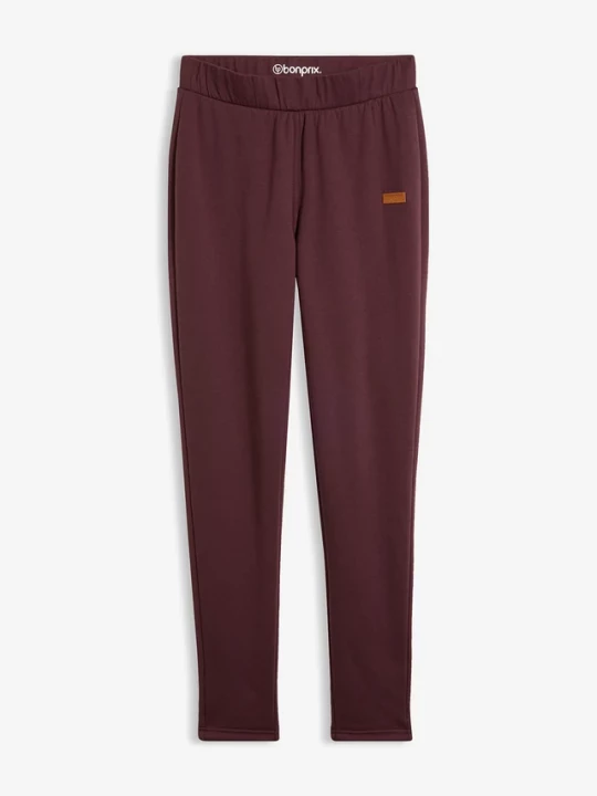 Obrázek produktu Legginsy na podszewce z polaru baranka BonPrix fioletowy