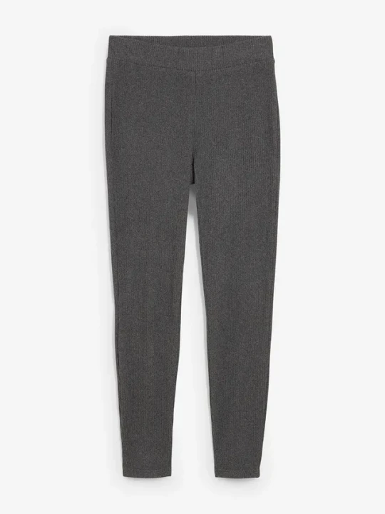 Obrázek produktu Legginsy ocieplane, z prążkowanej tkaniny termicznej BonPrix szary