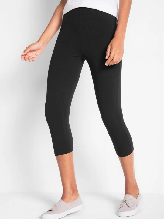 Obrázek produktu Legginsy rybaczki (2 pary w opak.) BonPrix czarny