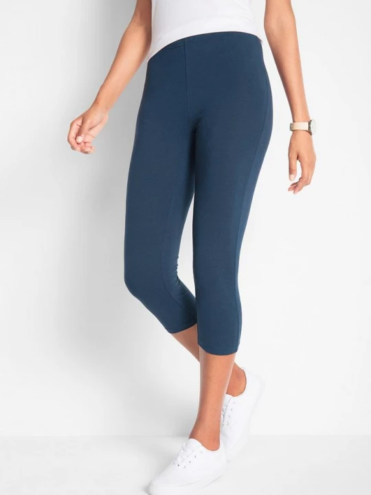 Obrázek produktu Legginsy rybaczki (2 pary w opak.) BonPrix niebieski