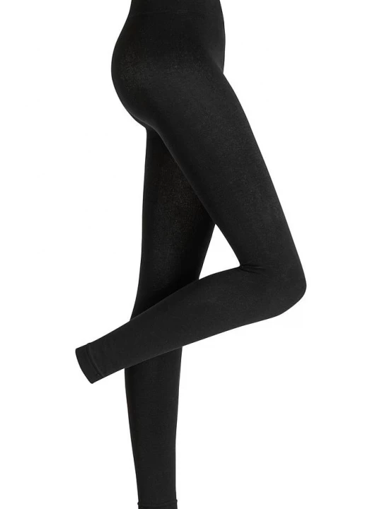 Obrázek produktu Legginsy termiczne z miękkim polarem 140 DEN BonPrix czarny