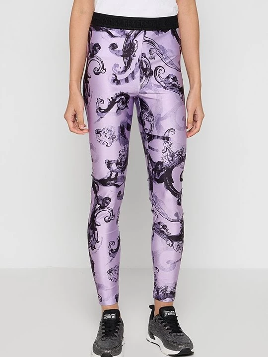 Obrázek produktu Legíny - kalhoty Versace Jeans Couture fialová