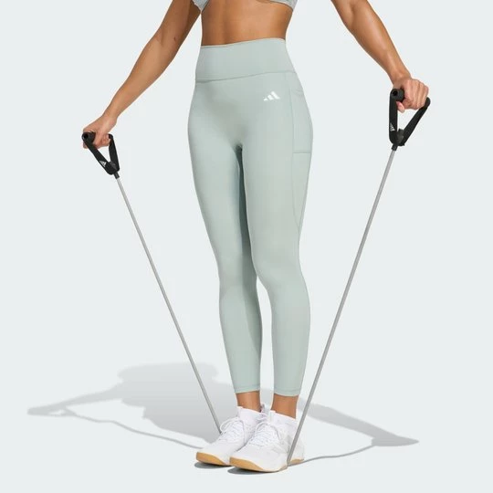 Obrázek produktu Legíny Optime Essentials No Front Rise Seam 7 / 8 Adidas Wonder Sage
