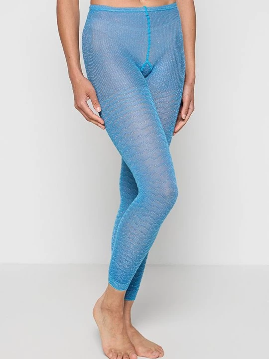 Obrázek produktu Legíny - punčochy Missoni světle modrá