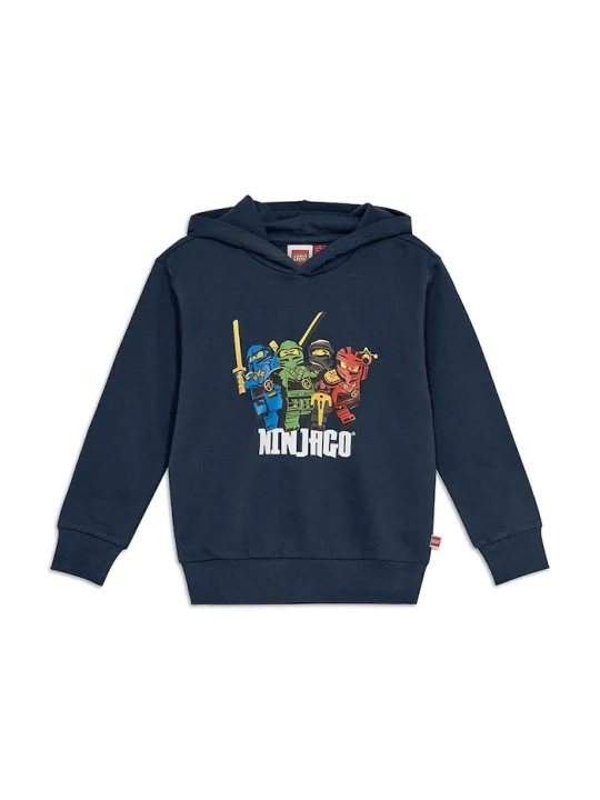 Obrázek produktu Lego mikina s kapucí dětská bavlněná LWSIAN 111 námořnická modř