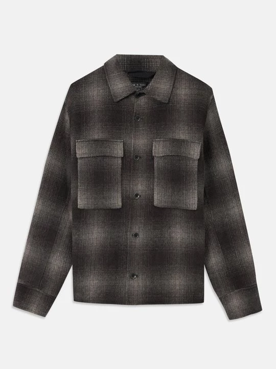 Obrázek produktu Lehká bunda rag & bone tmavě hnědá
