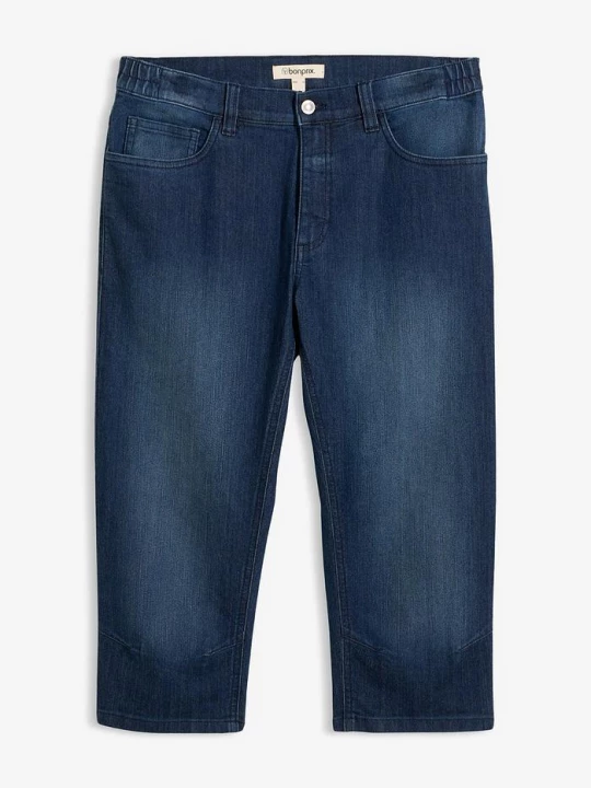 Obrázek produktu Lehké 3/4 džíny s pružným pasem, Slim Fit BonPrix
