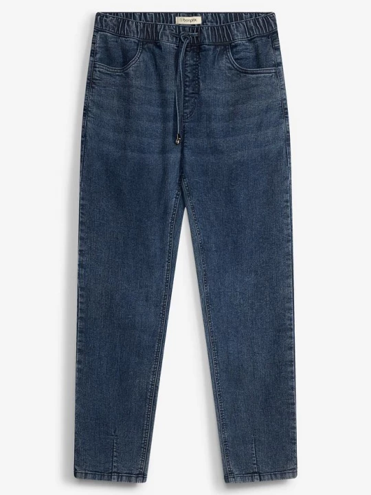 Obrázek produktu Lehké džíny bez zapínání, Relaxed Fit, Straight BonPrix