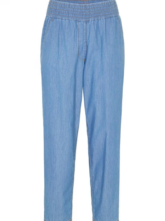 Obrázek produktu Lehké džíny Mom, High Waist, zkrácené BonPrix