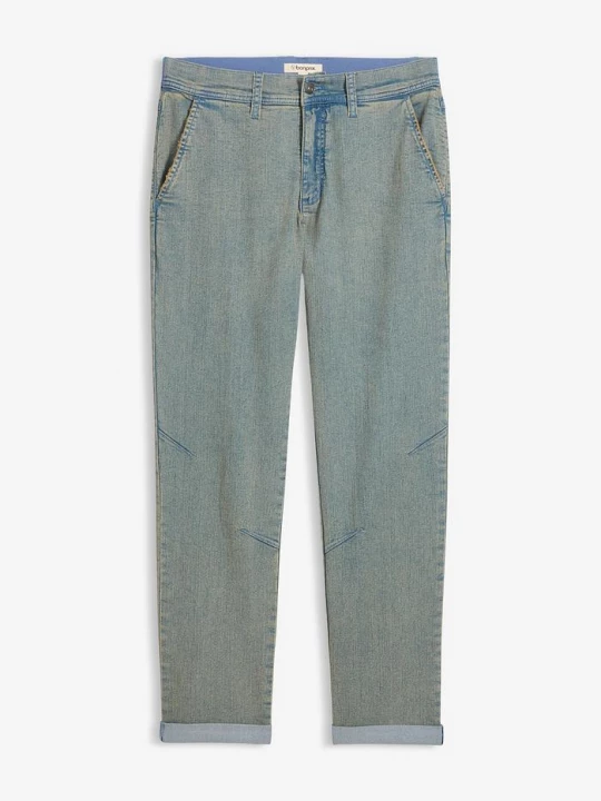 Obrázek produktu Lehké strečové džíny Relaxed Fit, s pružným pasem, Straight BonPrix
