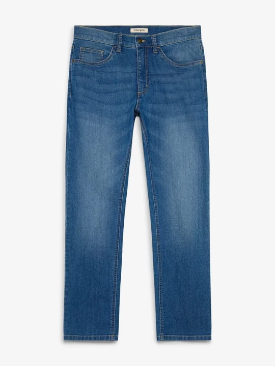 Obrázek produktu Lekkie jeansy regular fit, straight fit BonPrix niebieski