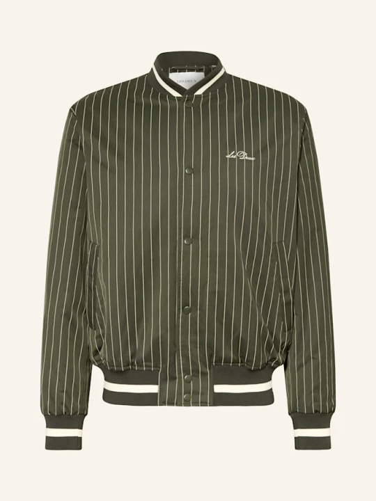 Obrázek produktu Les Deux Blouson Varsity tmavě zelená / bílá