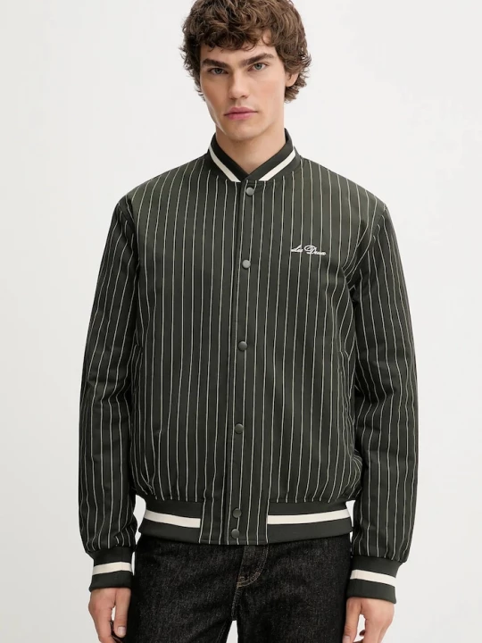 Obrázek produktu Les Deux Bomber bunda Les Deux Varsity zelená