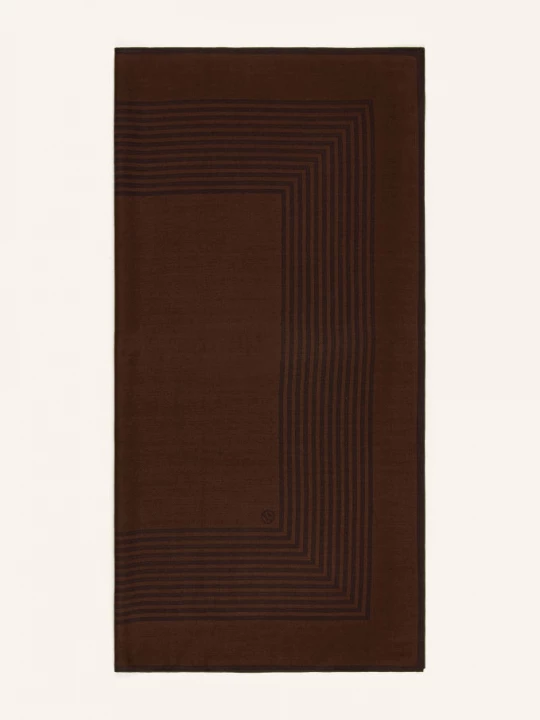 Obrázek produktu Lescarf Šátek hnědá / tmavě hnědá