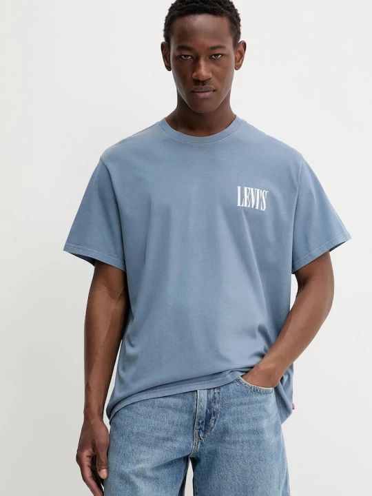 Obrázek produktu Levi' basic tričko pánské bavlněné RELAXED FIT TEE Levi's modrá