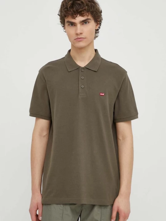 Obrázek produktu Levi' Bavlněné polo tričko Levi's zelená