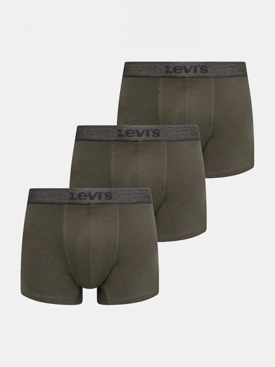 Obrázek produktu Levi' boxerky pánské 3-pack Levi's zelená