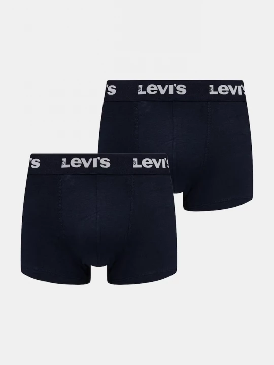 Obrázek produktu Levi' boxerky pánské bavlněné elastanem 2-pack Levi's námořnická modř
