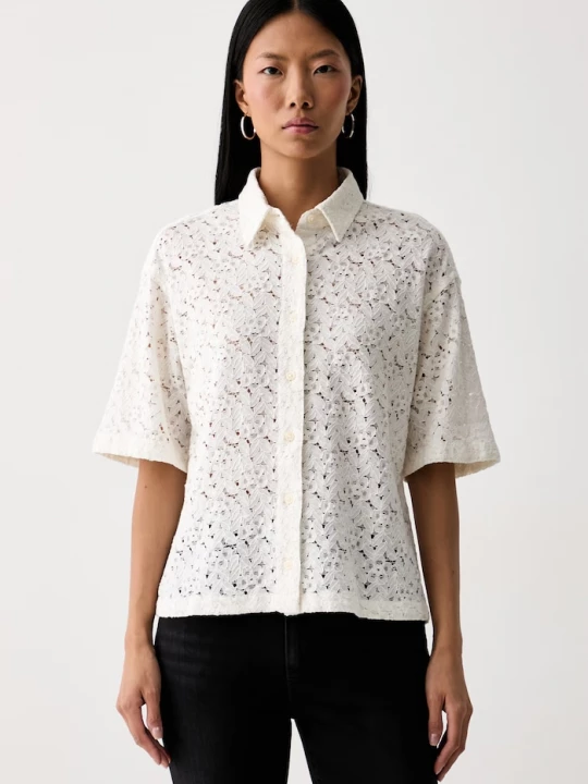 Obrázek produktu Levi' košile dámská prolamovaná HARLIE SS LACE Levi's béžová