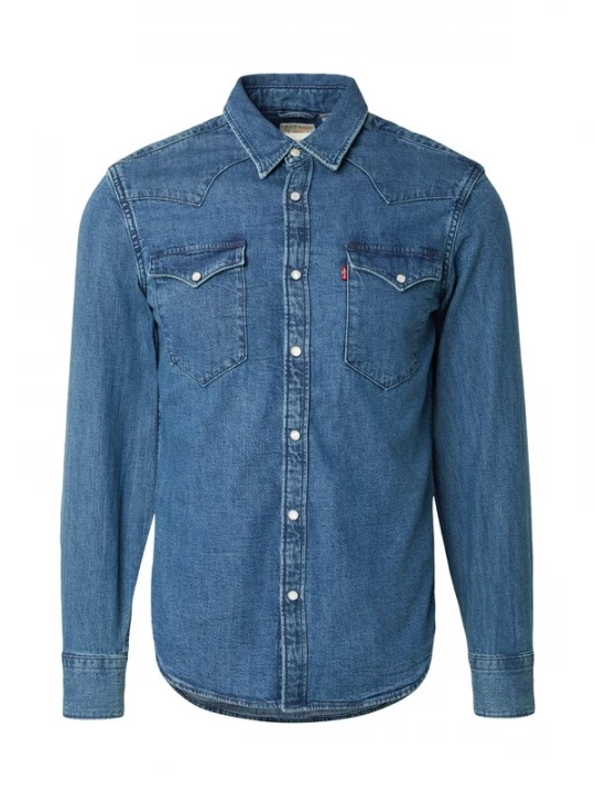Obrázek produktu LEVI'® Tričko 'BARSTOW WESTERN' modrá džínovina Levi's