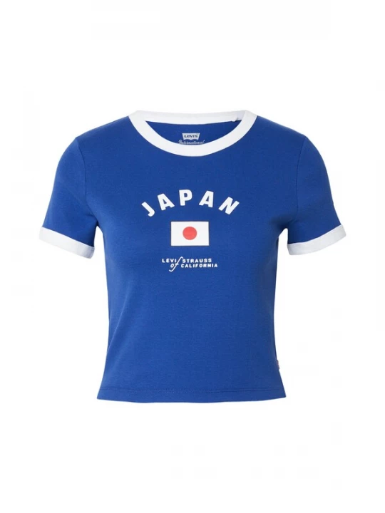 Obrázek produktu LEVI'® Tričko 'Japan Ringer Tee' královská modrá / červená / bílá Levi's