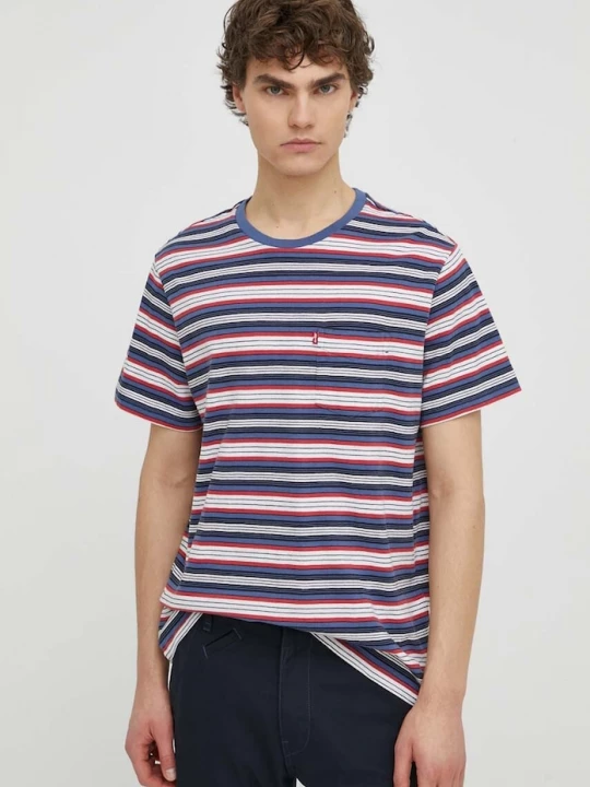 Obrázek produktu Levi' tričko pánské bavlněné SS CLASSIC POCKET TEE Levi's modrá