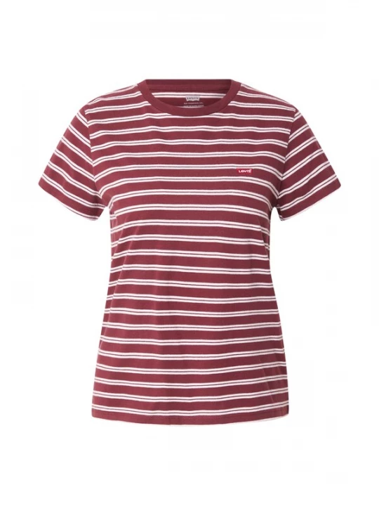 Obrázek produktu LEVI'® Tričko 'The Perfect Tee' vínově červená / bílá Levi's