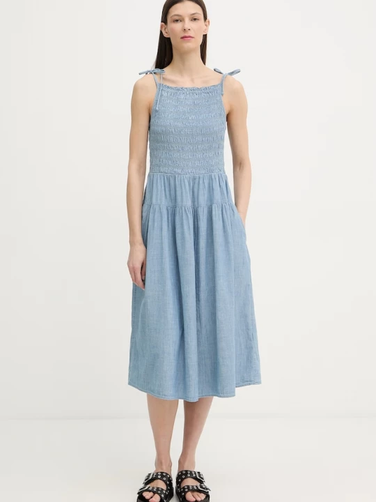 Obrázek produktu Levi's babydoll šaty bavlněné MONACO COTTON modrá