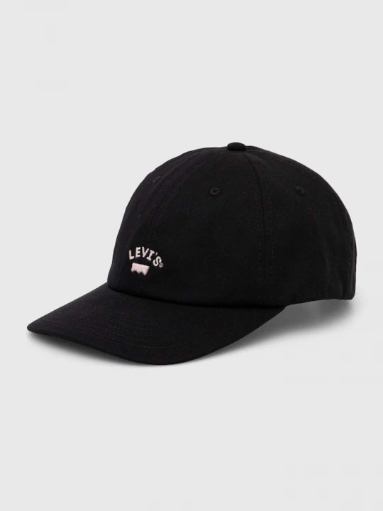 Obrázek produktu Levi's Bavlněná baseballová čepice Levi's černá