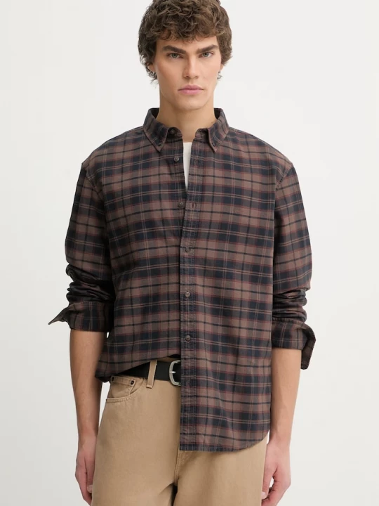 Obrázek produktu Levi's Bavlněná košile Levi's AUTHENTIC BUTTON DOWN hnědá