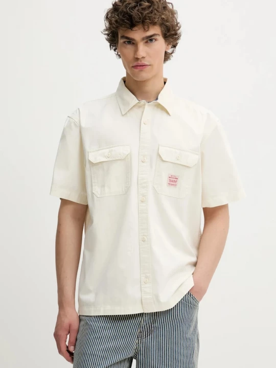 Obrázek produktu Levi's Bavlněná košile Levi's SS DALTON WORKER WW béžová