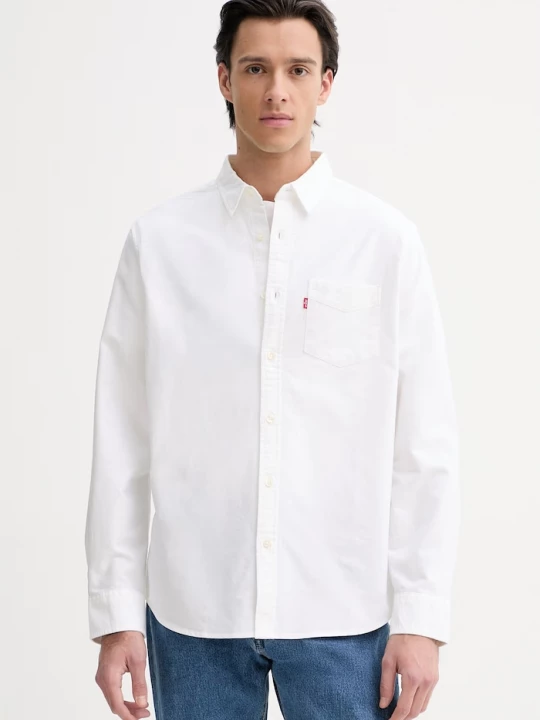 Obrázek produktu Levi's Bavlněná košile Levi's SUNSET 1 POCKET STANDARD béžová