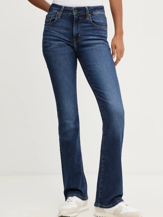 Obrázek produktu Levi's bootcut džíny dámské 725 HIGH RISE BOOTCUT námořnická modř