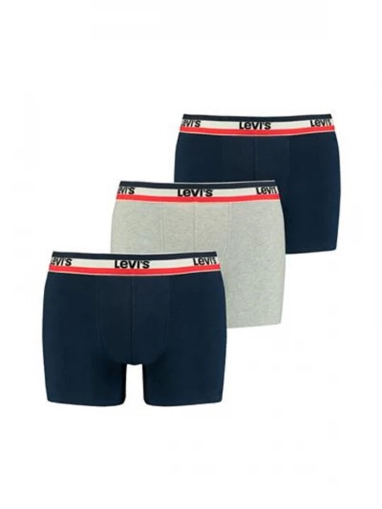 Obrázek produktu LEVI'S ® Boxerky  noční modrá / šedý melír / červená / černá
