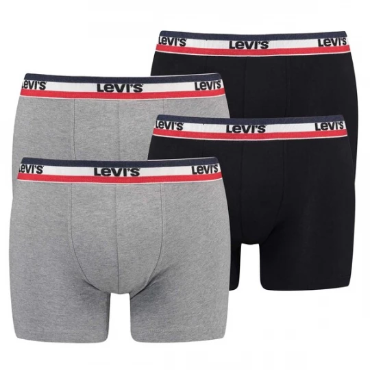 Obrázek produktu LEVI'S ® Boxerky  šedý melír / červená / černá / bílá
