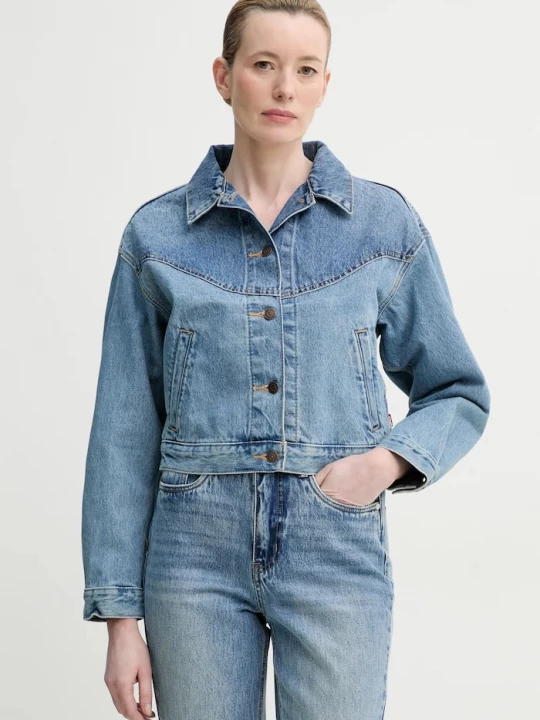 Obrázek produktu Levi's Bunda SHRUNKEN 90S TRCKR WSTRN modrá