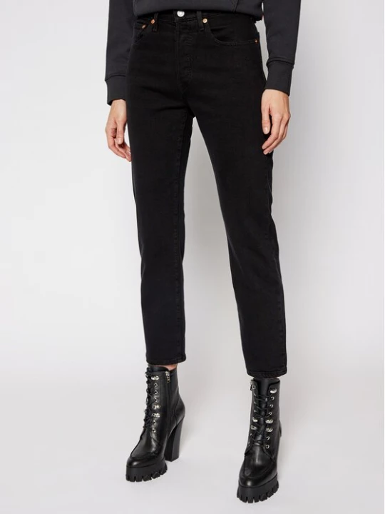 Obrázek produktu Levi's® Cropper Fit džíny 501® Original 36200-0085 Černá Cropped Fit