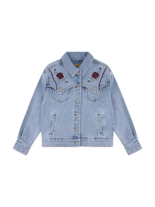 Obrázek produktu Levi's Dětská bunda OVERSIZED WESTERN TRUCKER modrá