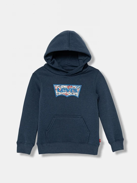 Obrázek produktu Levi's Dětská mikina Levi's ON THE ROAD BATWING HOODIE námořnická modř