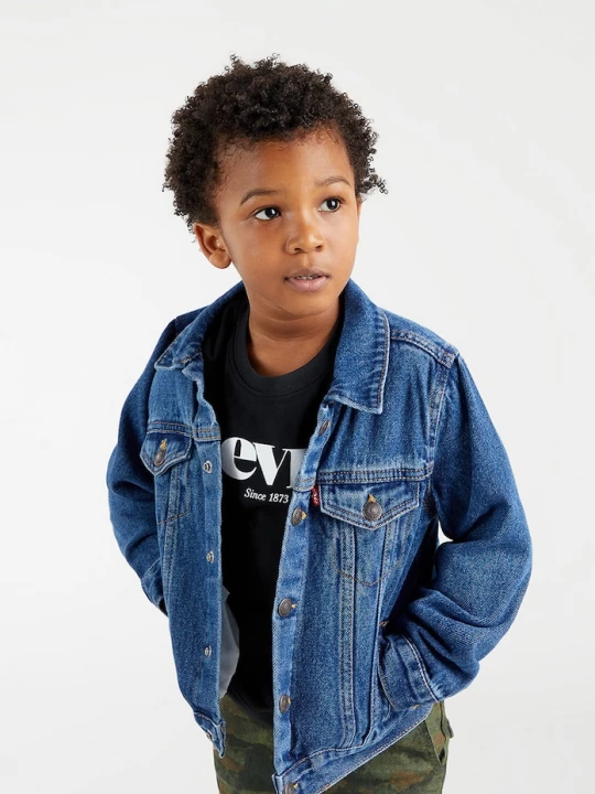 Obrázek produktu Levi's Dětská riflová bunda modrá