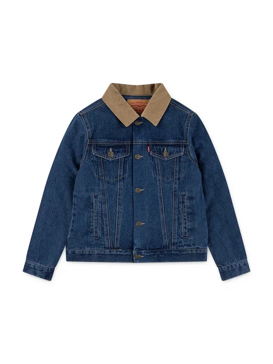 Obrázek produktu Levi's Dětská riflová bunda Levi's QUILTED LINED TRUCKER modrá