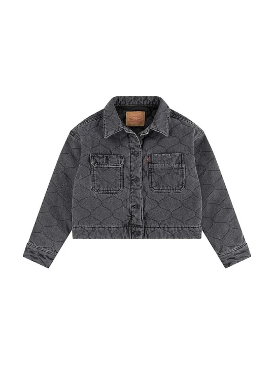 Obrázek produktu Levi's Dětská riflová bunda Levi's QUILTED TRUCKER JACKET