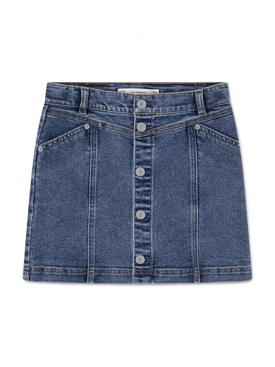 Obrázek produktu Levi's Dětská sukně Levi's BUTTON FRONT SKIRT modrá