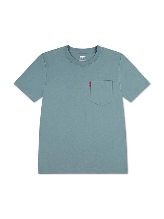 Obrázek produktu Levi's Dětské bavlněné tričko Levi's SUNSET POCKET TEE modrá
