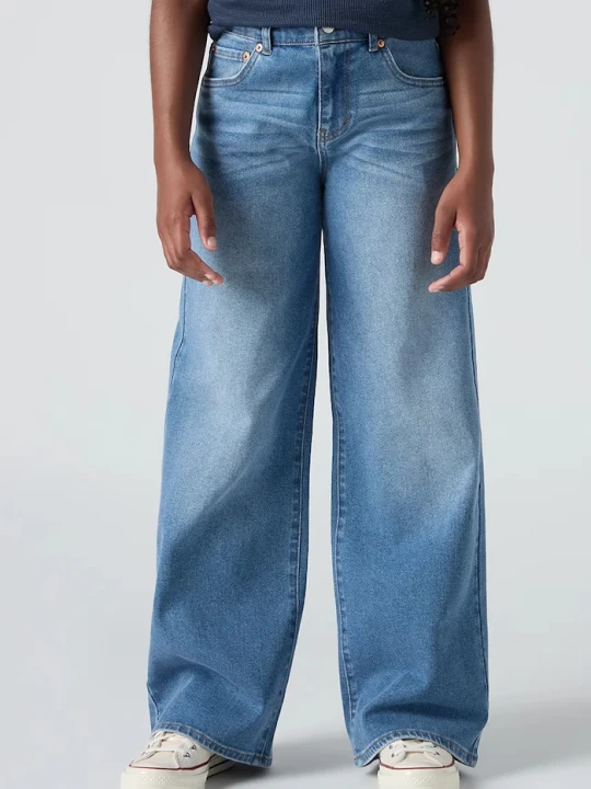 Obrázek produktu Levi's wide leg džíny dětské HIGH RISE BAGGY modrá