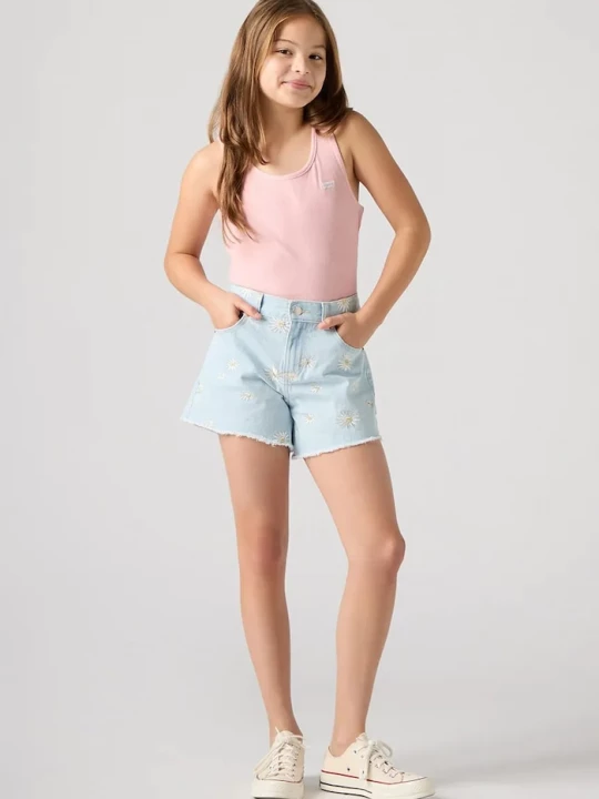 Obrázek produktu Levi's Dětské riflové kraťasy Levi's DAISY DENIM A LINE SHORT modrá