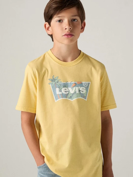 Obrázek produktu Levi's Dětské tričko Levi's HIGH TIDE BATWING TEE žlutá
