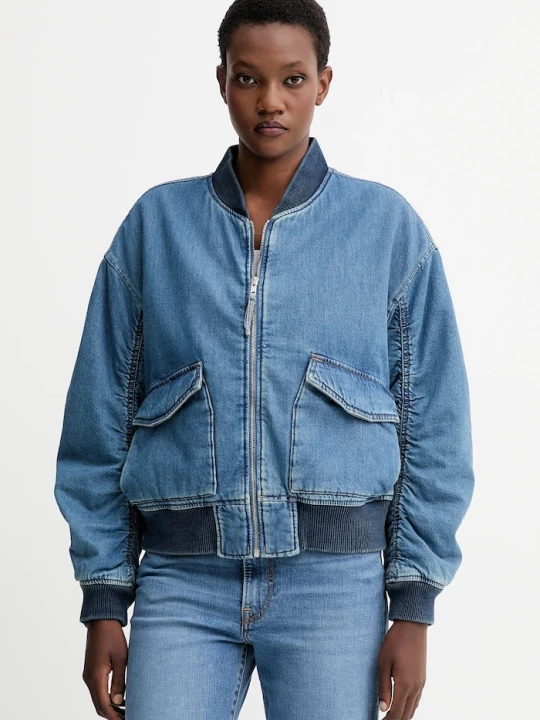 Obrázek produktu Levi's Džínová bomber bunda Levi's modrá